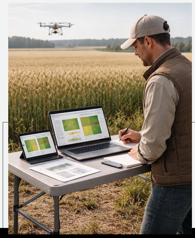 Система AI прогнозирования урожайности для точных агрономий в Скопине