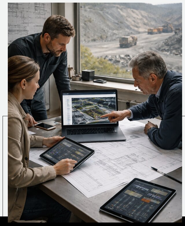 Разработка и внедрение систем для горнодобычи в Скопине